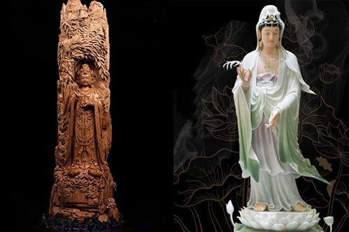 Nên đặt tượng Phật Quán Âm bằng gỗ hay bằng sứ