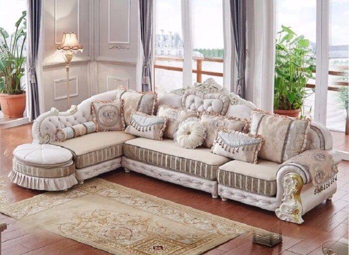 Ghế sofa phòng khách được thiết kế dựa trên ý tưởng hình dáng của nàng tiên cá