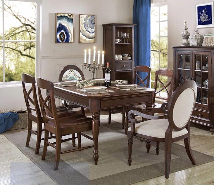 Bộ bàn ghế ăn gỗ gụ cổ điển là sự lựa chọn hoàn hảo cho những người yêu thích phong cách truyền thống và công nghiệp. Với thiết kế độc đáo và chất liệu gỗ gụ cao cấp, bộ bàn ghế này sẽ tạo ra không gian ấm cúng và sang trọng trong căn phòng của bạn. Hãy bấm vào hình ảnh để khám phá thêm chi tiết về sản phẩm này.