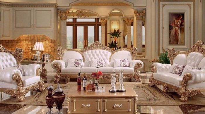 Ghế sofa tân cổ điển nên được bài trí trong phòng khách lớn