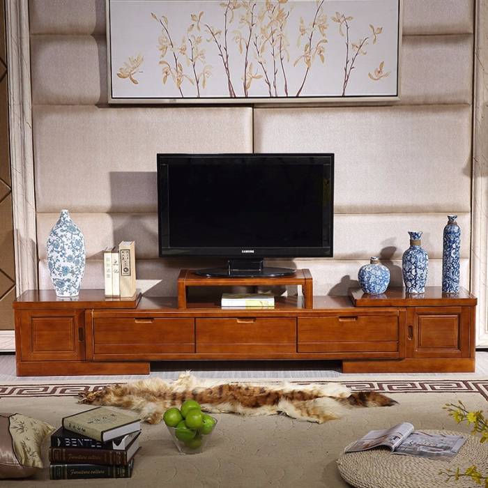 Kệ tivi gỗ xoan đào với vân cánh gián đặc trưng Kệ tủ tivi hiện đại gỗ xoan đào với vân cánh gián đặc trưng