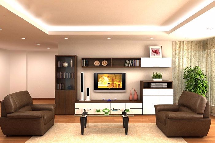 Chọn kích thước bộ kệ tủ tivi phải phù hợp với căn phòng Chọn kích thước bộ kệ tủ tivi phải phù hợp với căn phòng