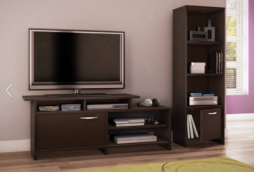 Kich thước kệ tủ tivi gỗ phải phù hợp với phòng khách và sofa