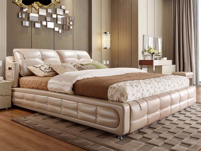 Sự kết hợp hoàn hảo giữa không gian nội thất và giường ngủ tạo nên sự đăng cấp Sự kết hợp hoàn hảo giữa không gian nội thất và giường ngủ tạo nên sự đăng cấp